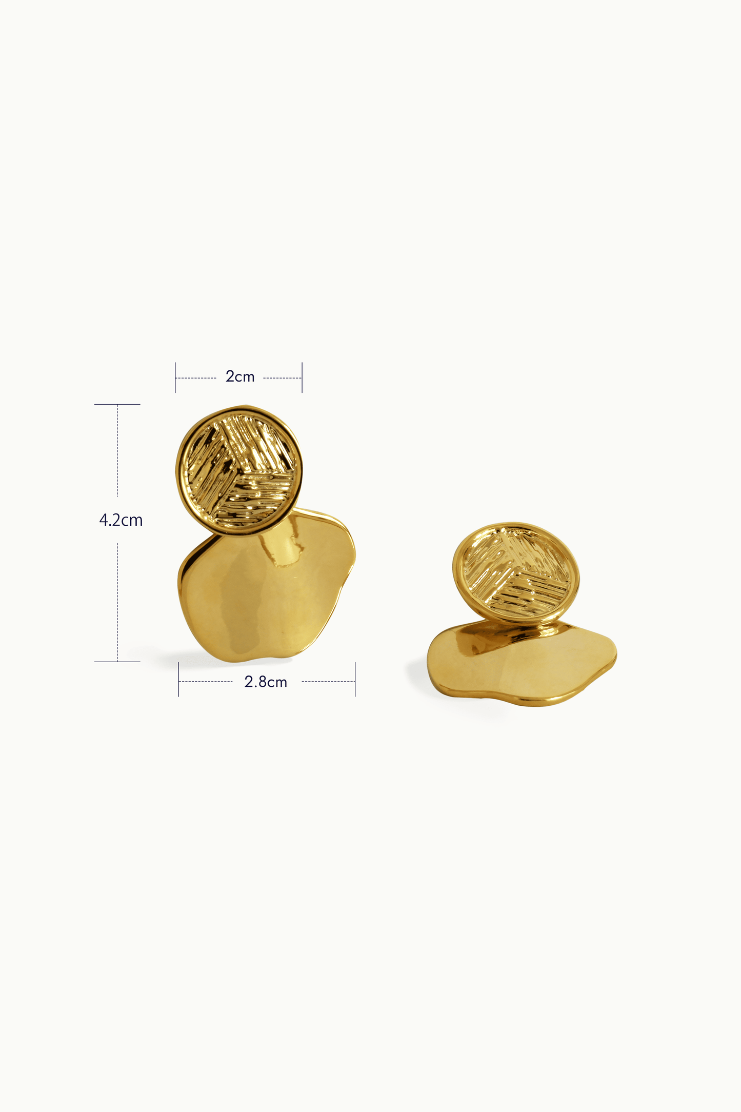 BOUCLES D’OREILLES PENDANTES MAILLONS Duo