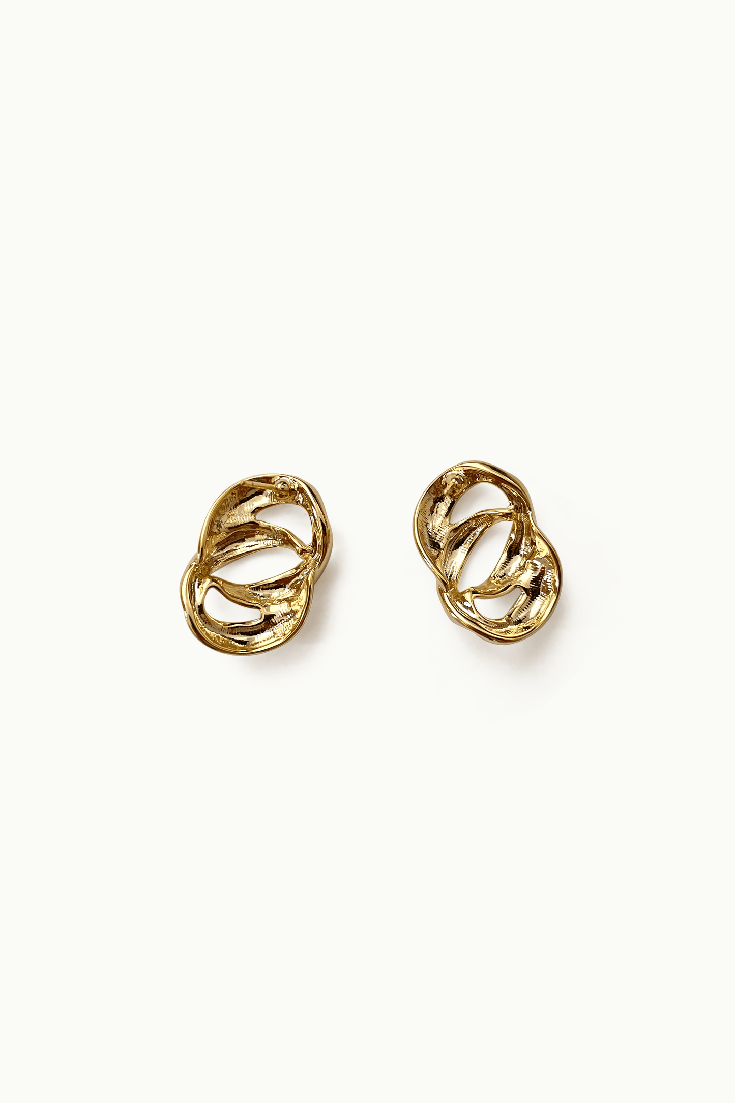 BOUCLES D’OREILLES ENTRELACÉES intercciato
