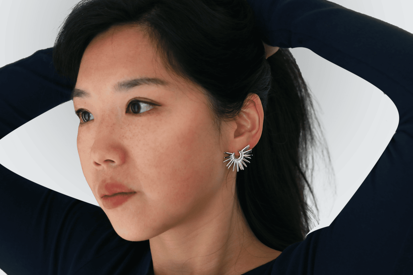 BOUCLES D'OREILLES IRRÉGULIÈRES Rayon
