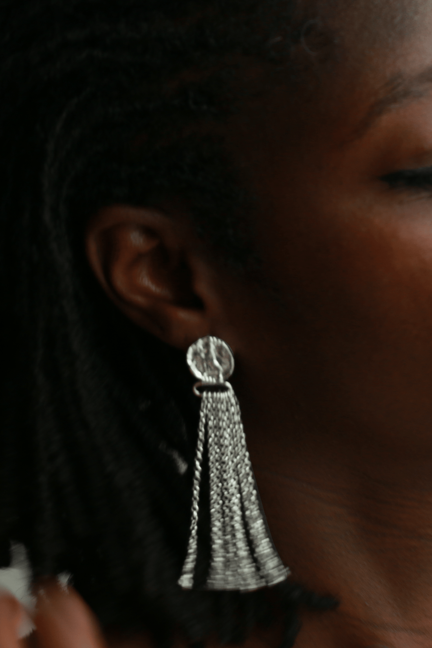 BOUCLES D'OREILLES CASCADE Étoile Filante