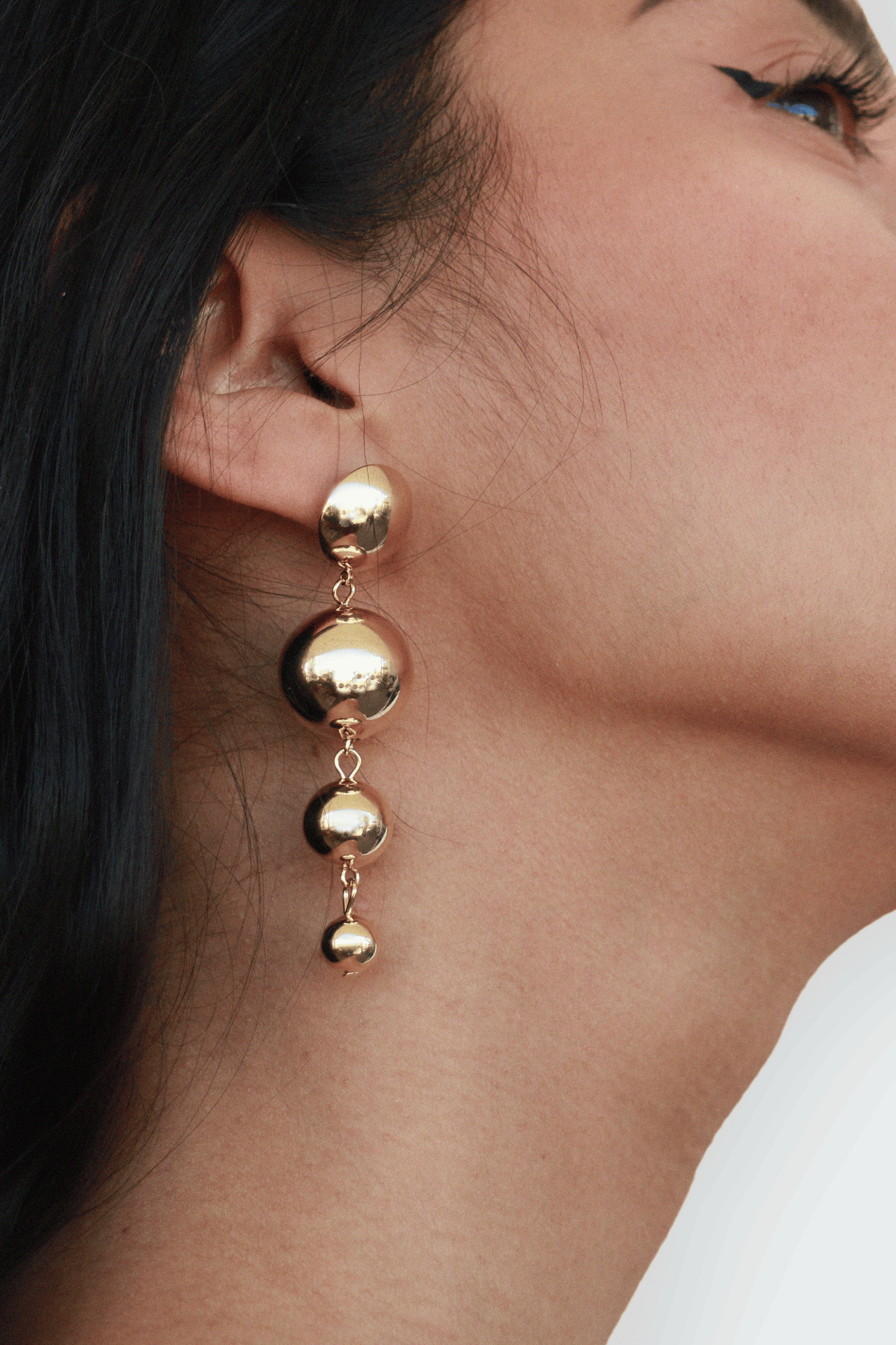 BOUCLES D'OREILLES PENDANTES Sphères Célestes