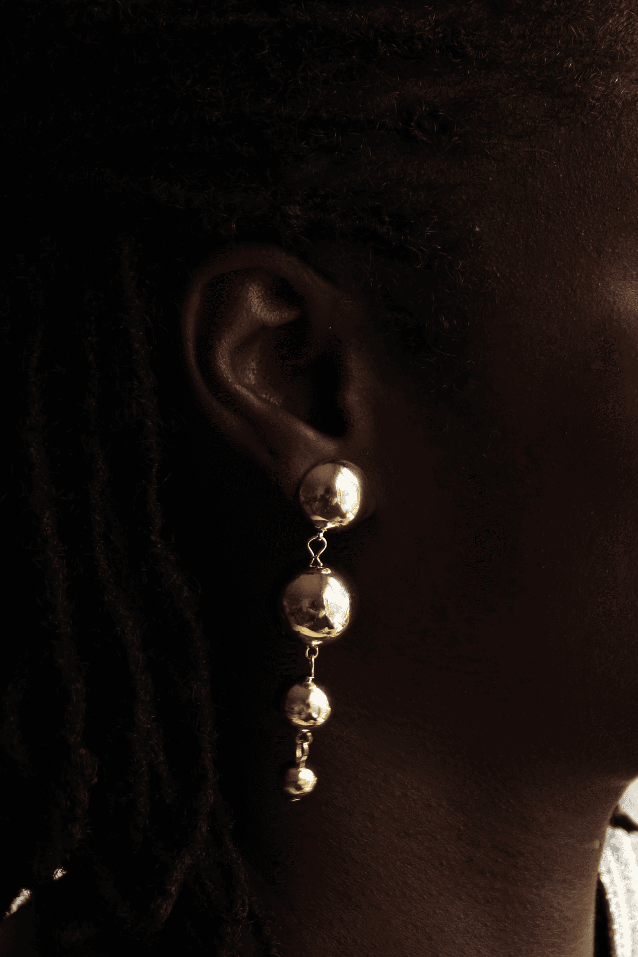 BOUCLES D'OREILLES PENDANTES Sphères Célestes