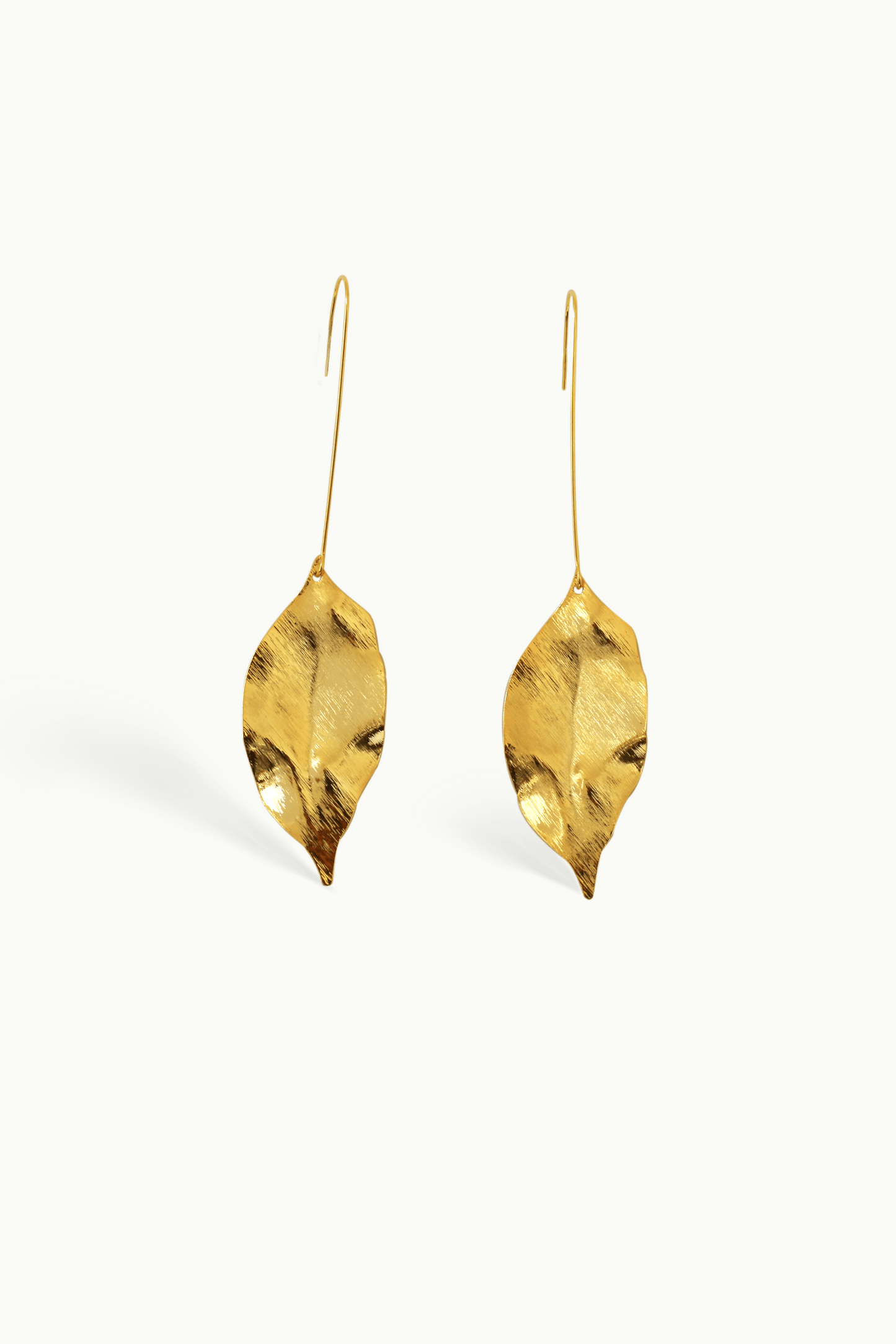 BOUCLES D'OREILLES PENDANTES Feuille