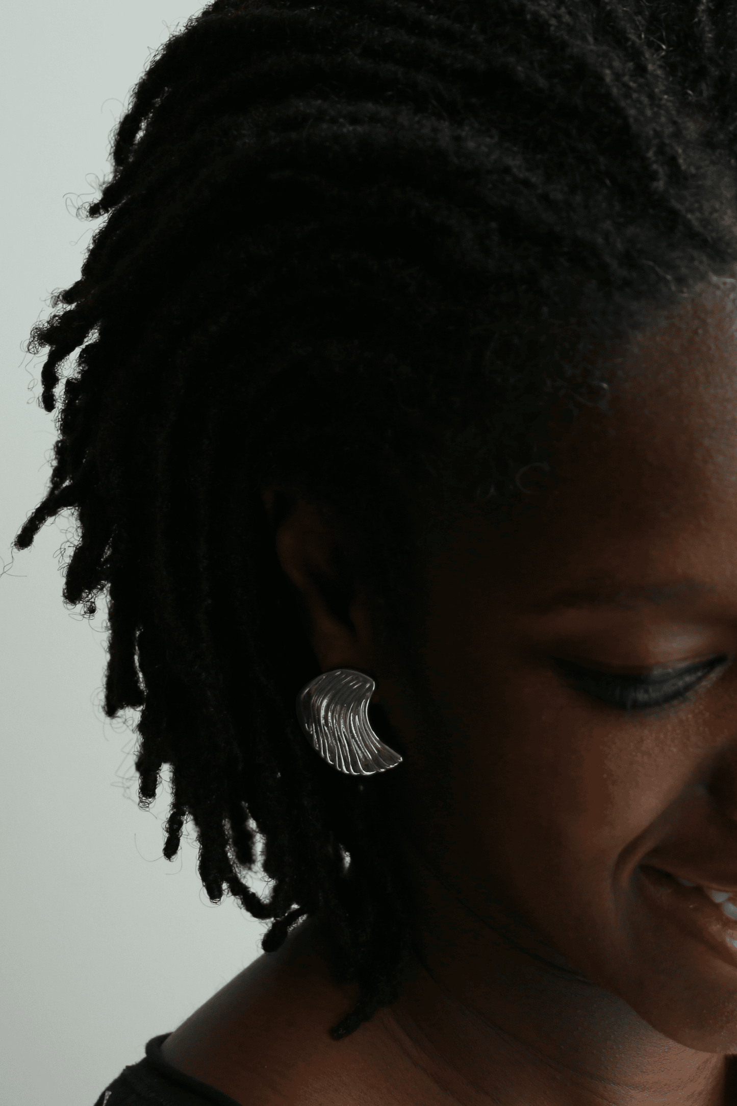 BOUCLES D'OREILLES DESIGN Coquille