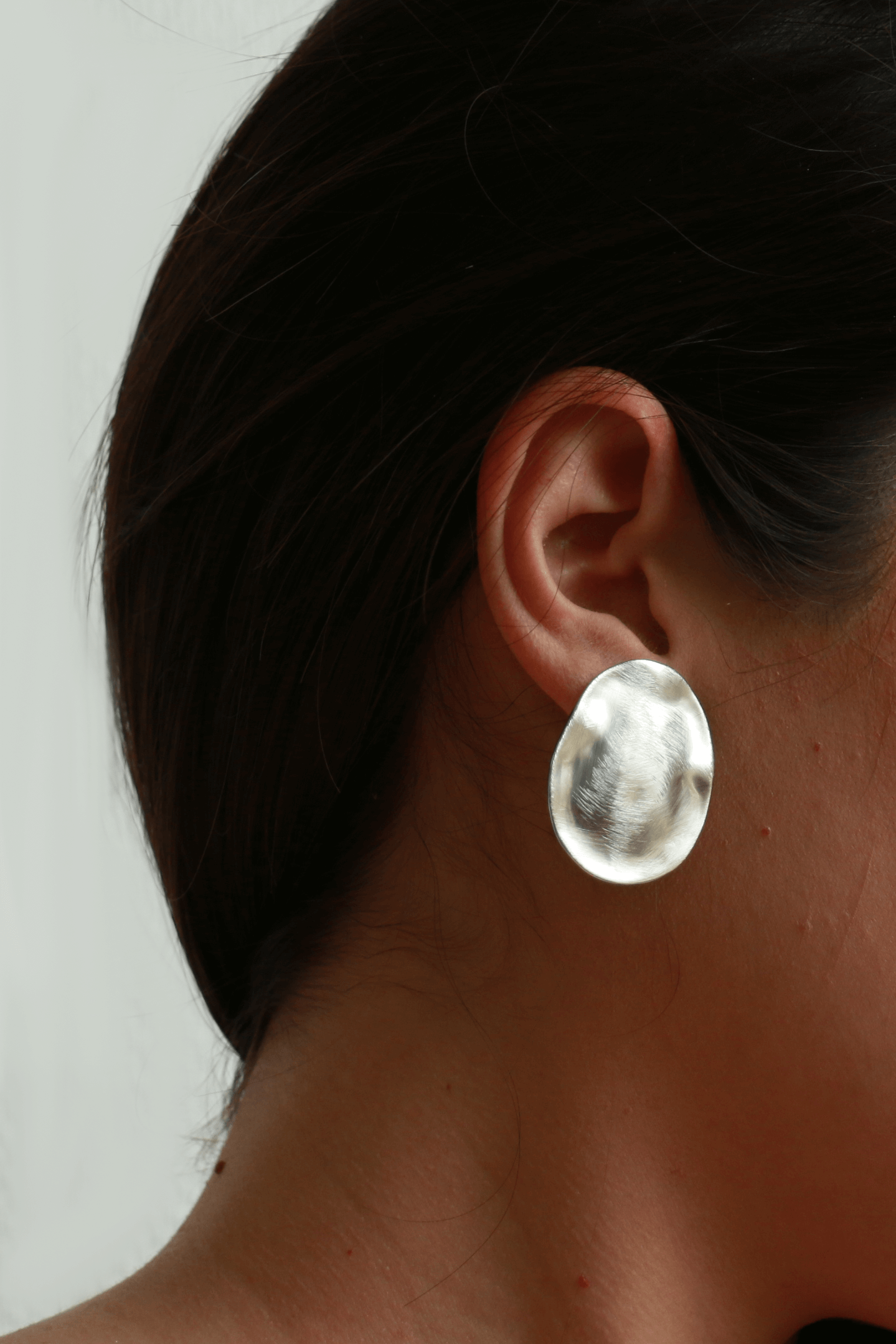 BOUCLES D’OREILLES OVALES IRRÉGULIÈRES Lac