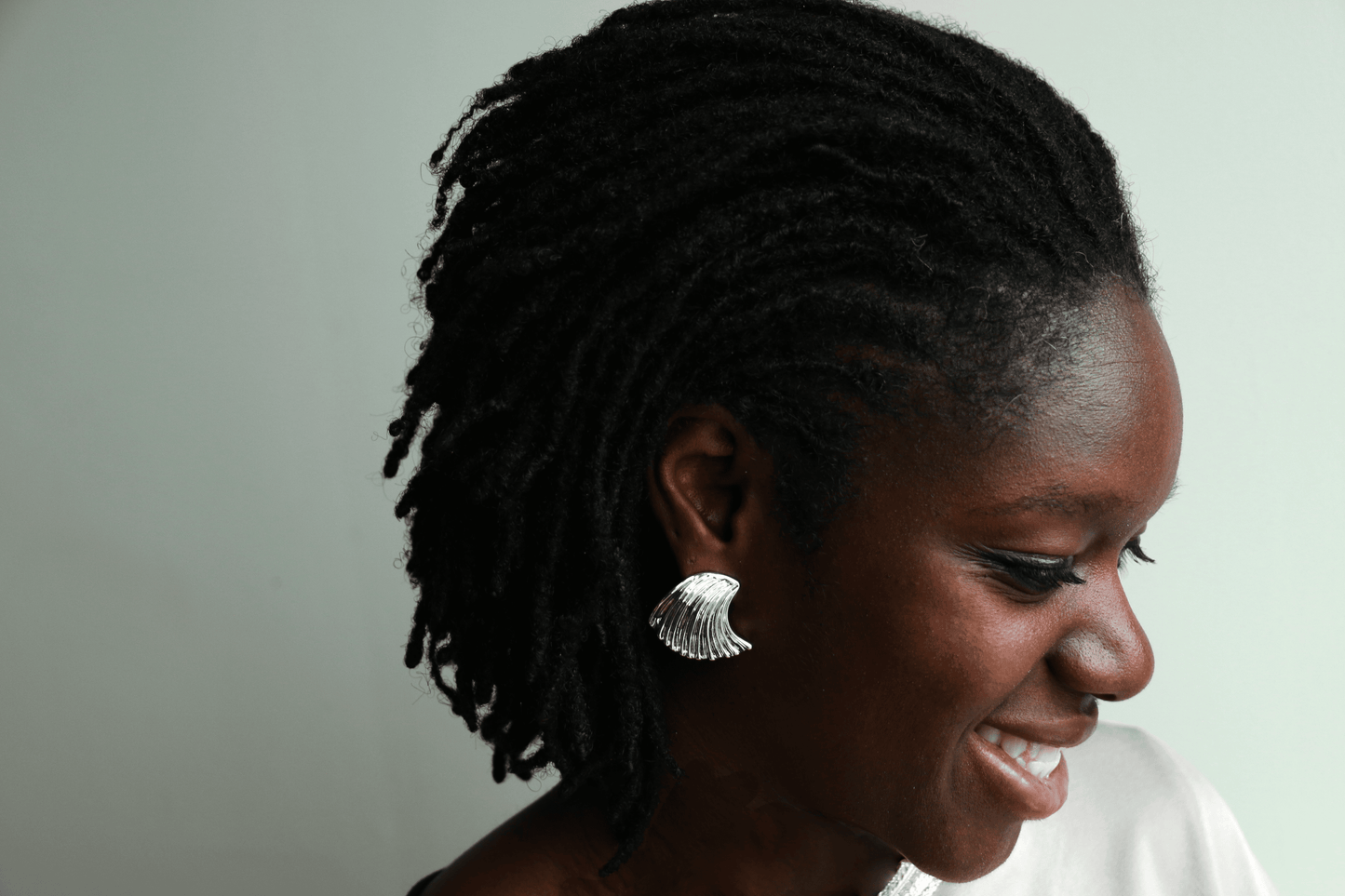 BOUCLES D'OREILLES DESIGN Coquille