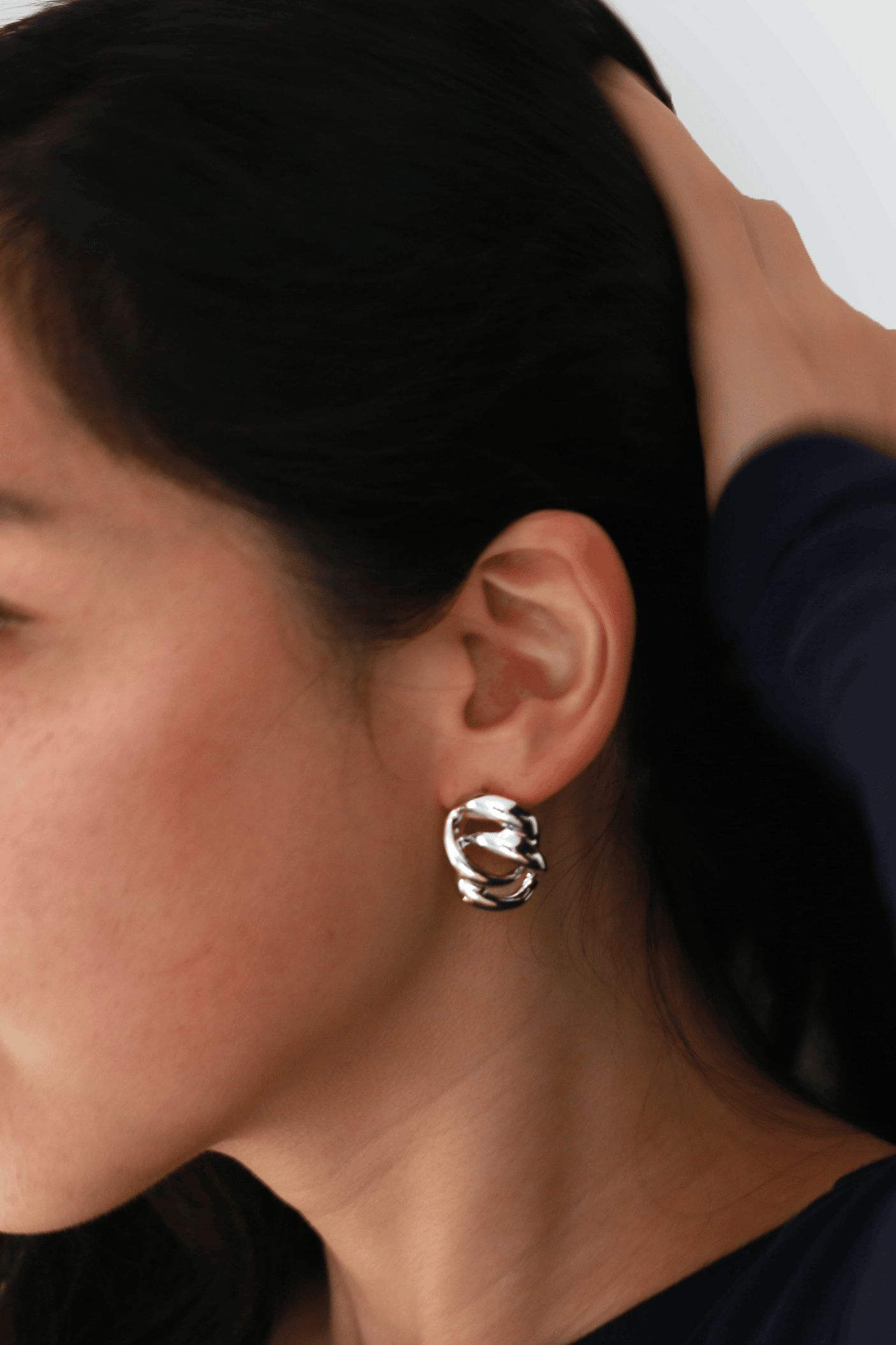 BOUCLES D’OREILLES ENTRELACÉES intercciato