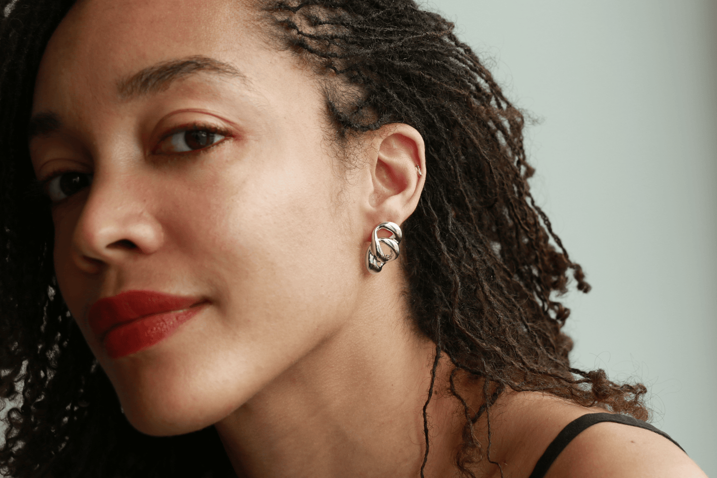 BOUCLES D’OREILLES ENTRELACÉES intercciato