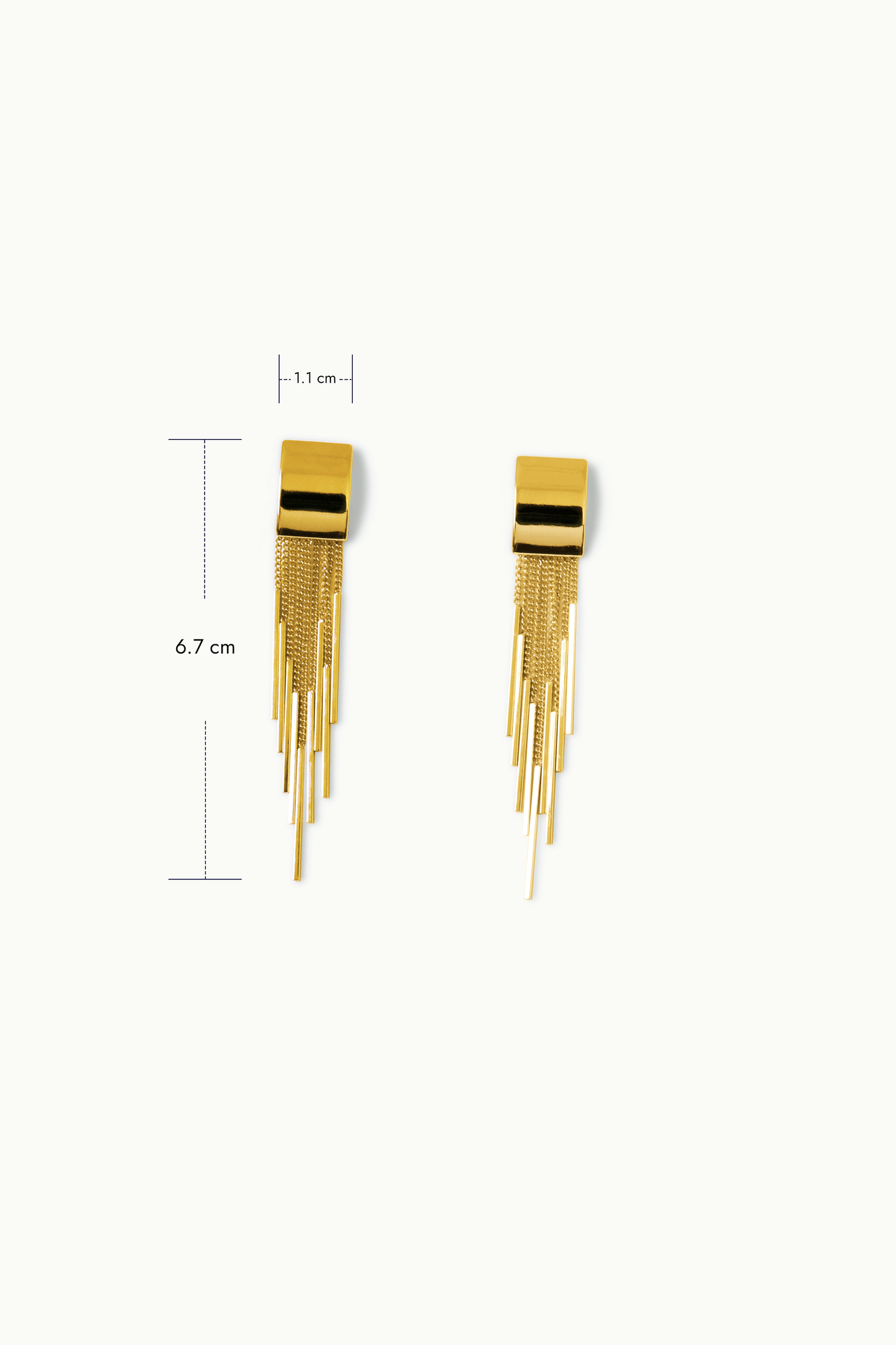 BOUCLES D'OREILLES CASCADE Ruisseau