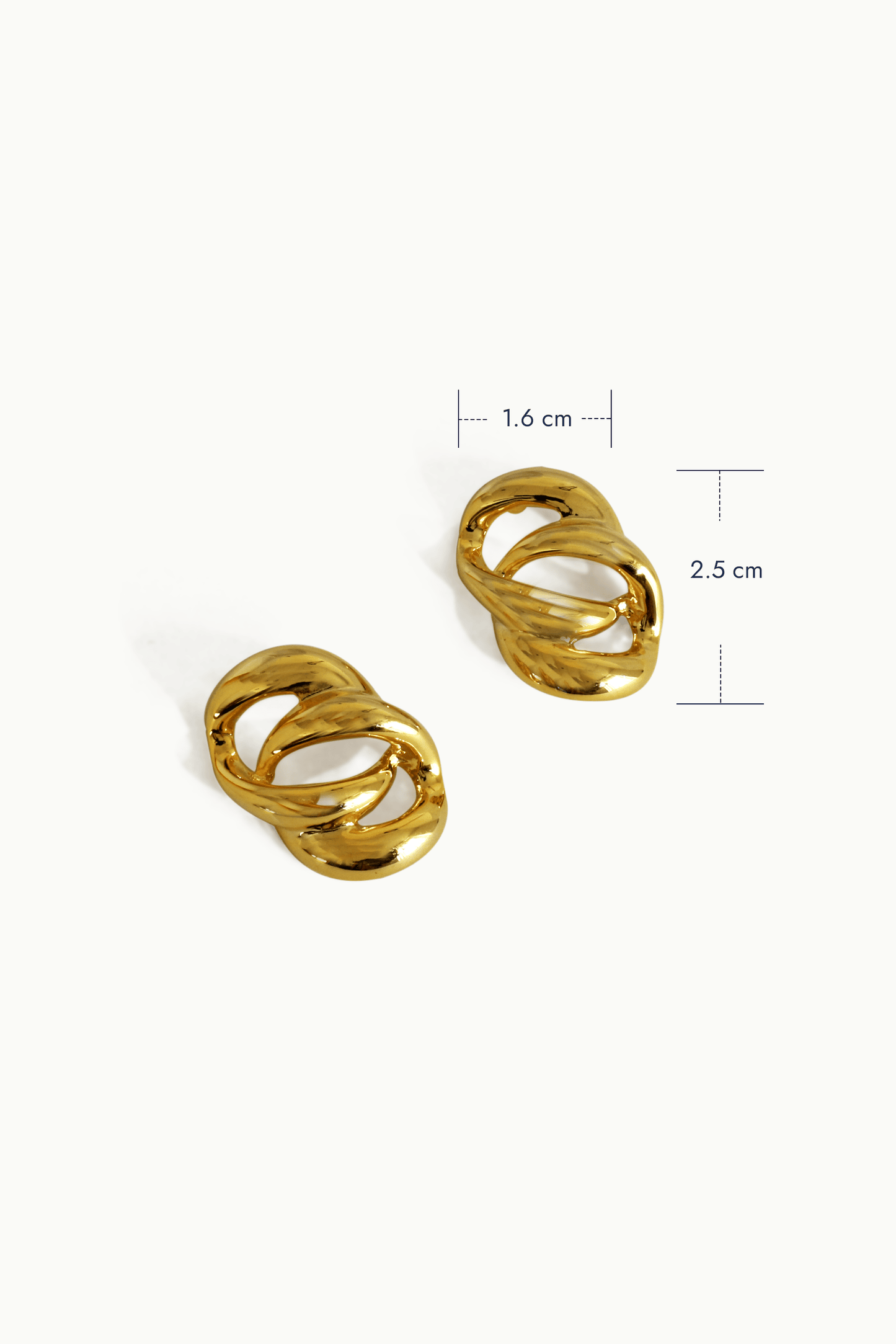 BOUCLES D’OREILLES ENTRELACÉES intercciato