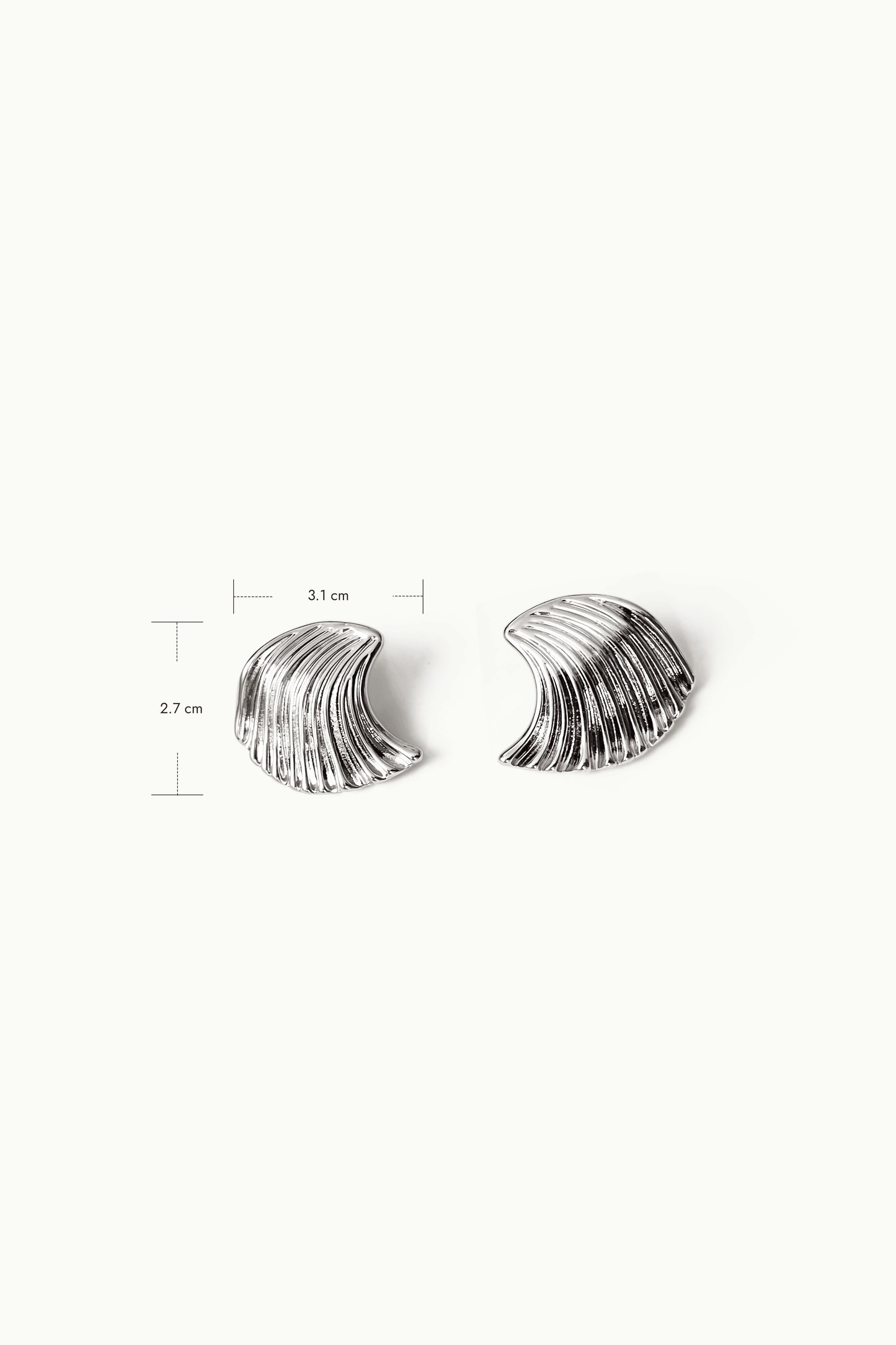 BOUCLES D'OREILLES DESIGN Coquille