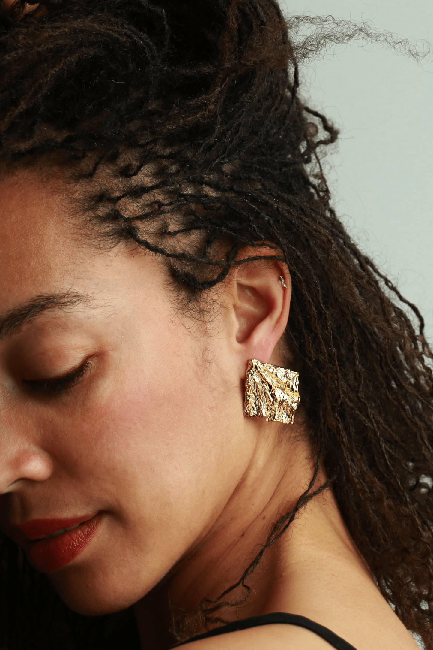 BOUCLES D’OREILLES TEXTURÉES Lava