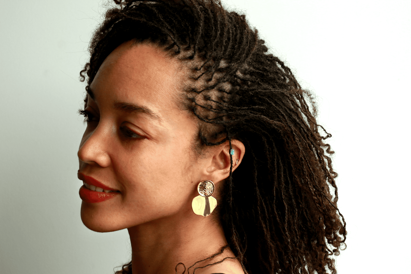 BOUCLES D’OREILLES PENDANTES MAILLONS Duo