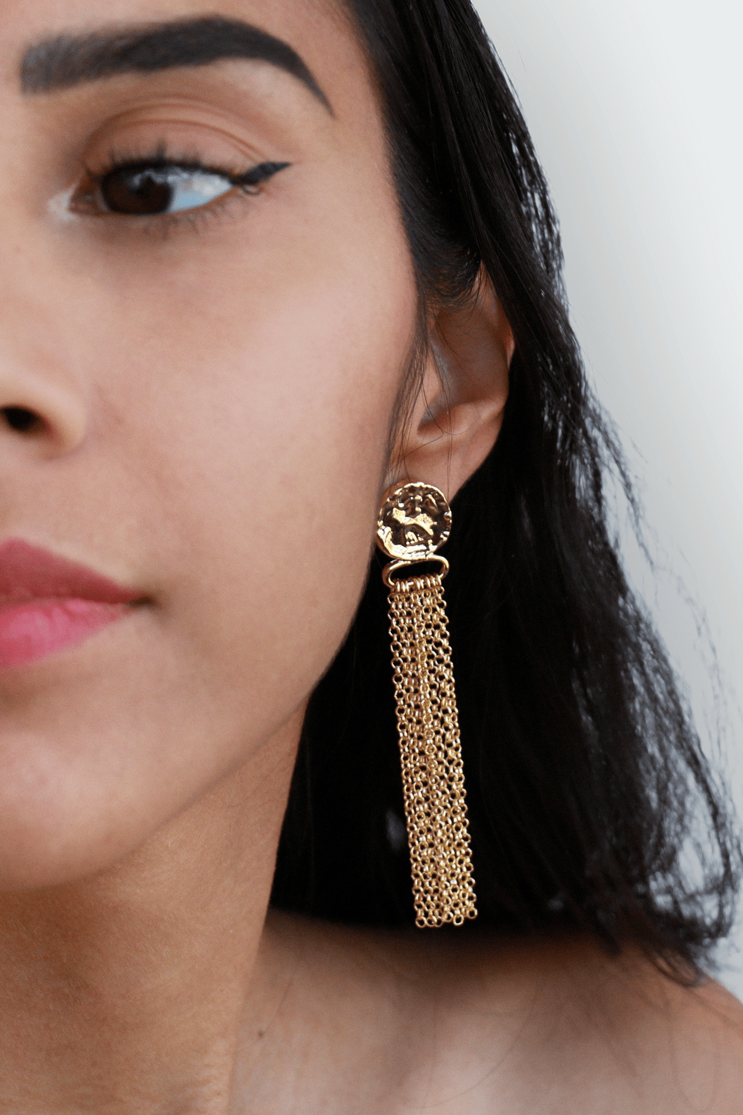 BOUCLES D'OREILLES CASCADE Étoile Filante