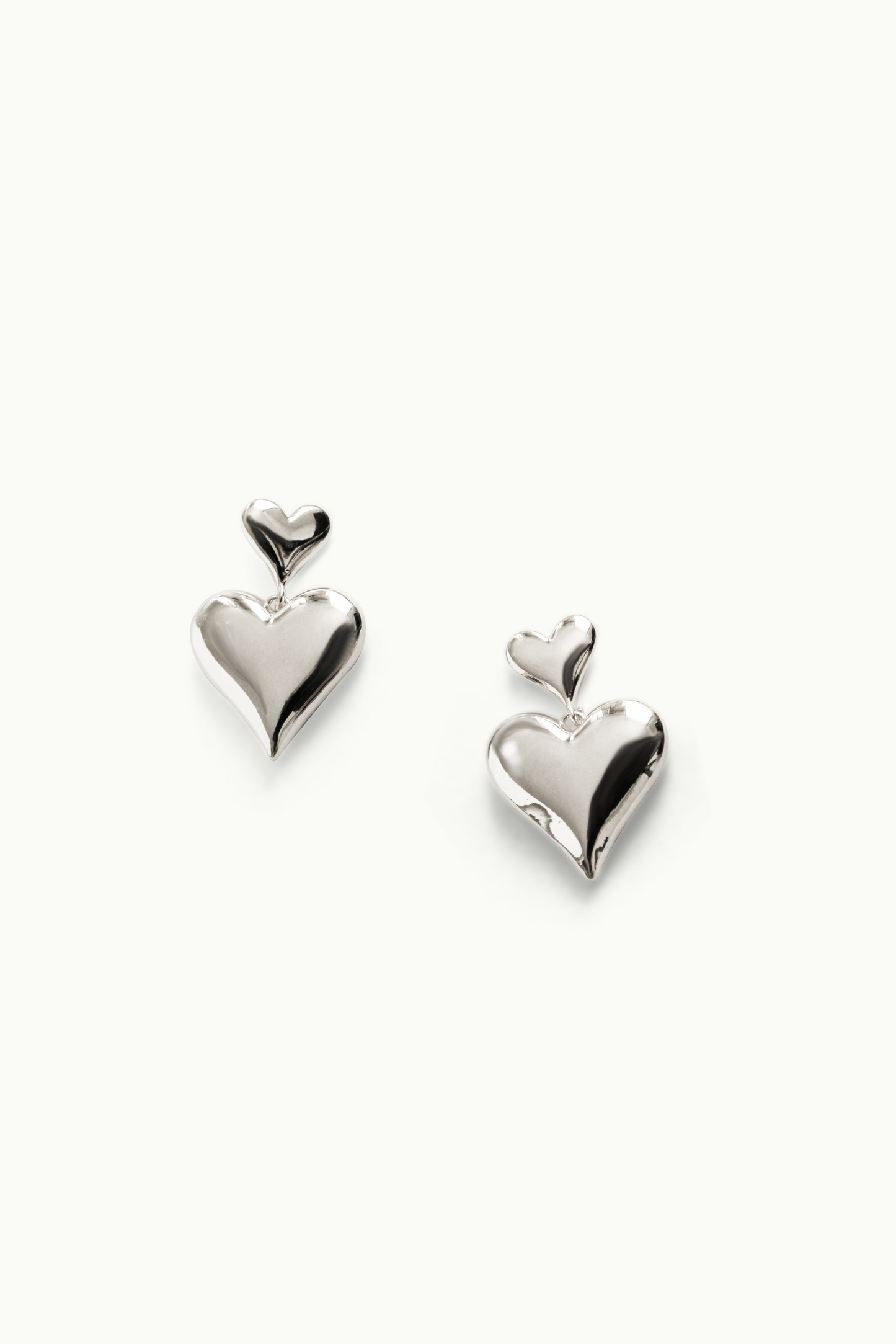 BOUCLES D'OREILLES PENDANTES  Coeur
