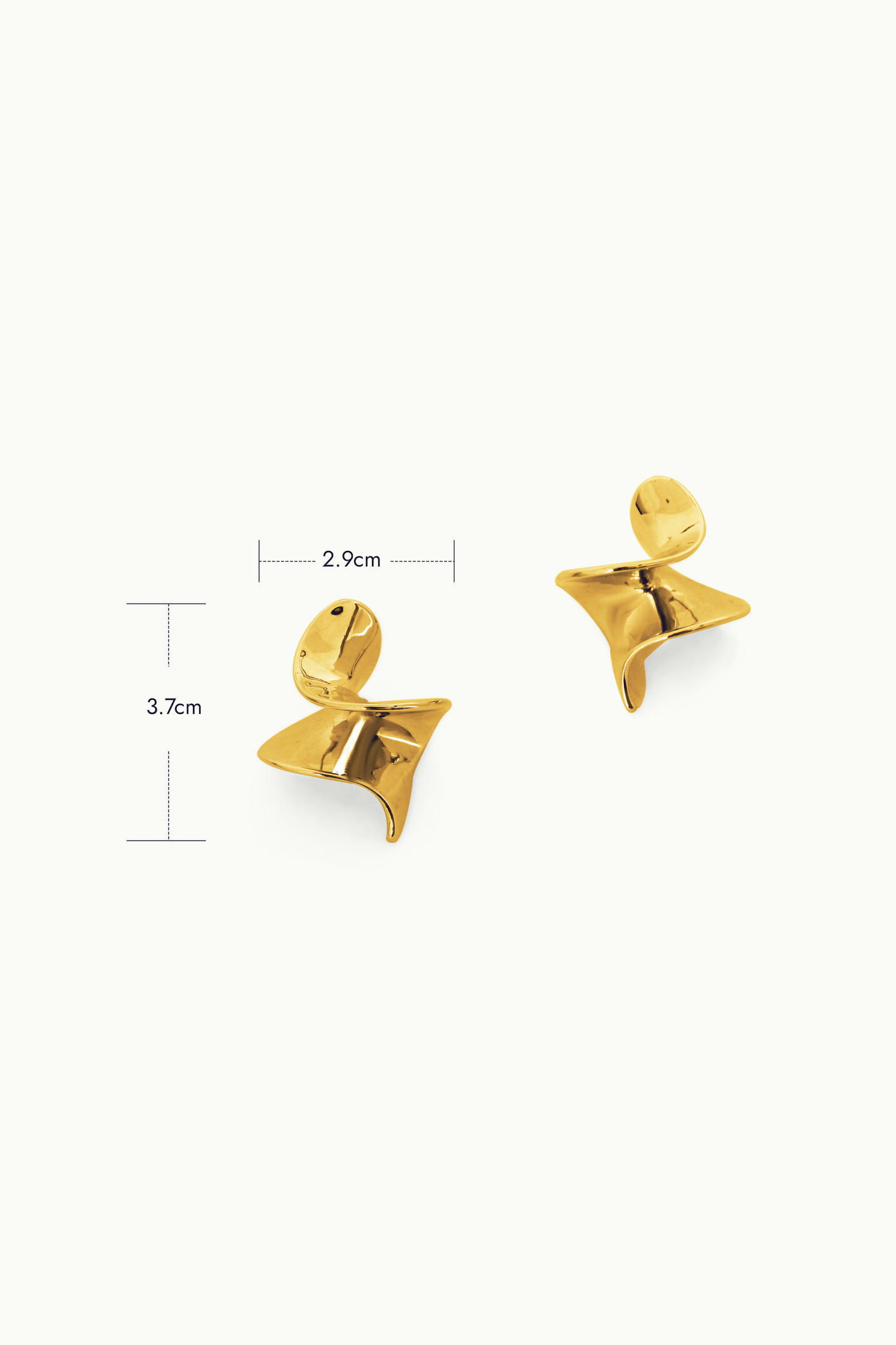 BOUCLES D'OREILLES IRRÉGULIÈRES  Ballerine